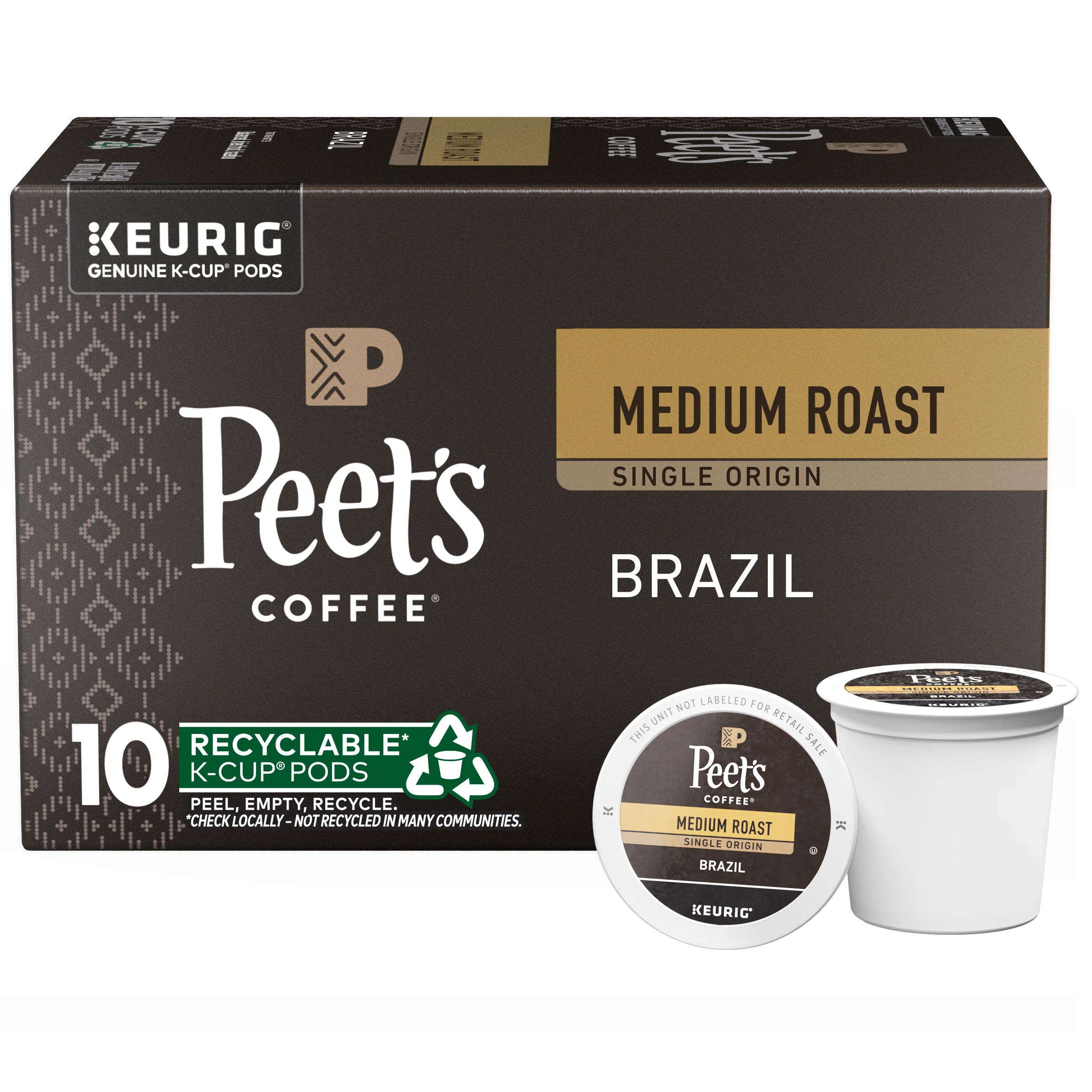 Single Origin Brazil K-Cup® Pods